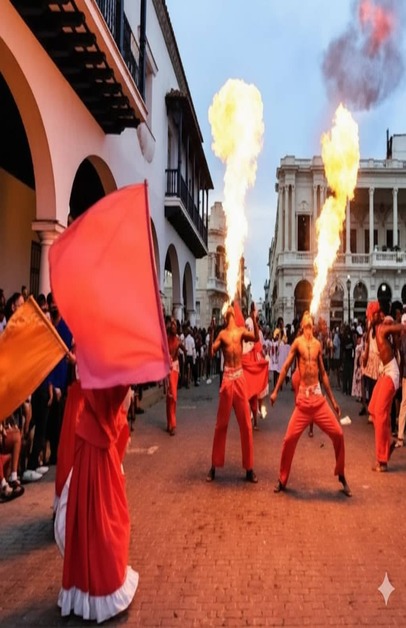 Festival del caribe(Fiesta del Fuego)
